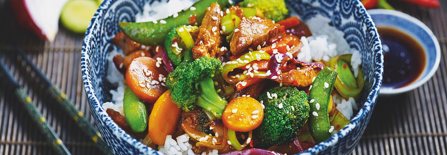 Eksoottinen possuwok